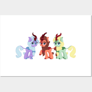 Feather Bangs fanpony kirin Posters and Art